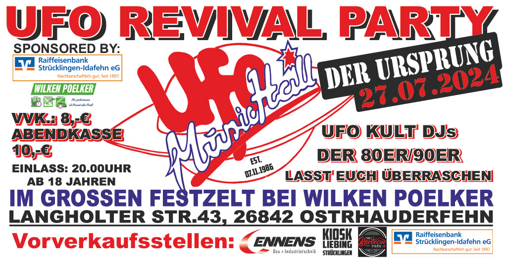 UFO REVIVAL PARTY  2024
